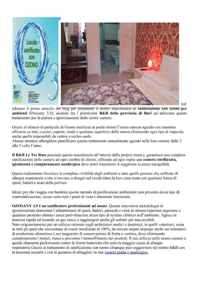 Le Tre Rose Bed & Breakfast 카사마시마 외부 사진